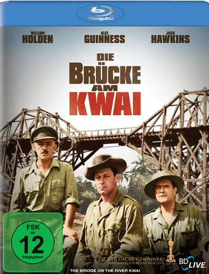 Die Brücke am Kwai (1957)[Blu-ray/Neu/OVP] von David Lean mit Alec Guinness, Wil