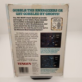 Pac-Man Tengen Gray Nintendo NES Authentic Complete In Box CIB Manual
