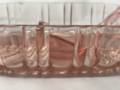 Anchor Hocking Pink Old Cafe Olive/Pickle Dish & Cambridge #445 Pink Mayo Schöpfkelle - Bild 7 von 12