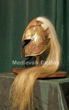 18G Medieval LOTR Elven Helmet Knight Helmet Lord of the ring Helmet With Plume