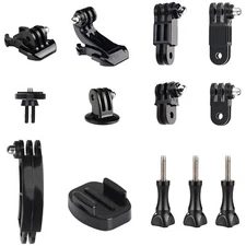 1/4"-20 J-Hook Buckle Tripod Pivot Arms Curved Extension Mount Adapter for GoPro