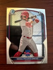 2023 Bowman Chrome Nikau Pouaka-Grego #BCP-89  1st Bowman Philadelphia Phillies