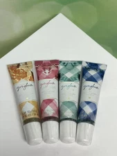x4 Bath & Body Works Gingham Lip Gloss Set Fresh Glow Gorgeous