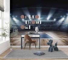 3D Sports Basketball Hall Wall Murals Wallpaper Murals Wall Sticker