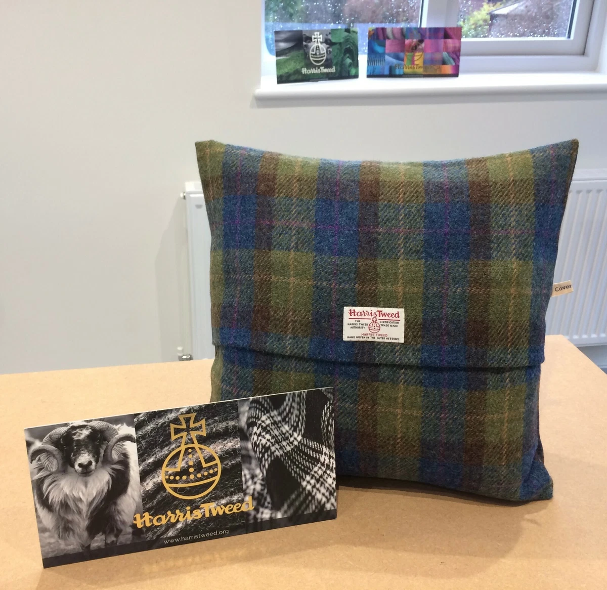 HARRIS TWEED CUSHION COVER 16