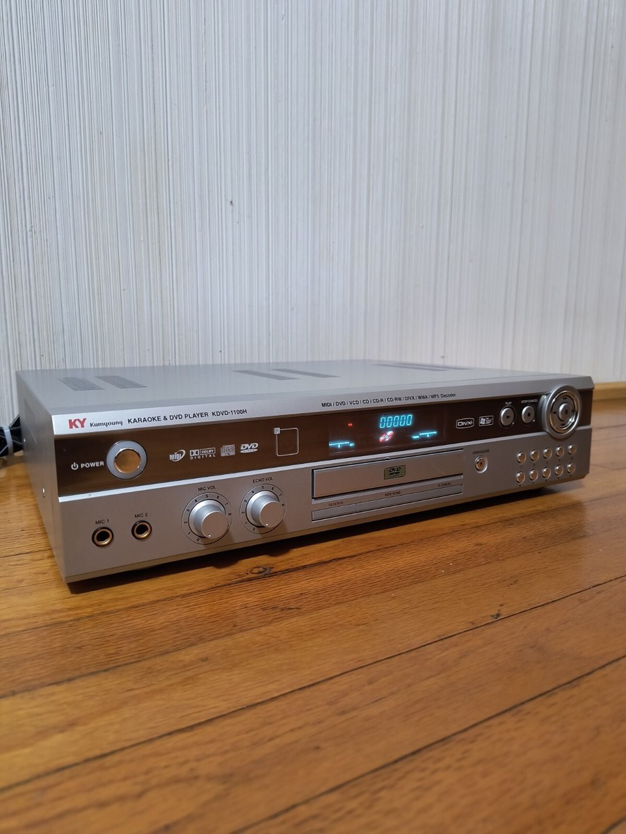 Kumyoung KDVD-1000 Karaoke DVD MIDI CD VCD CD-R CD-RW MP3 Player