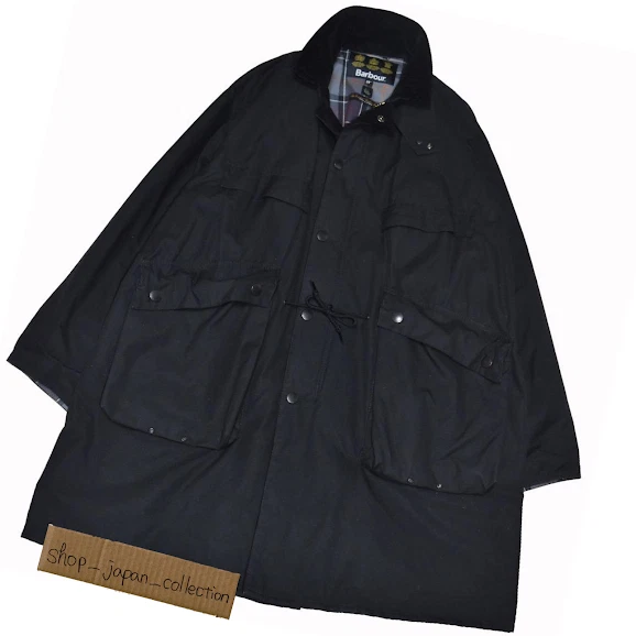 Kaptain Sunshine Barbour Traveller Coat Black Size 38 L92cm W73cm 2019