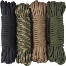 102Ft / 31 Meter Paracord Cords 310lb Paracord Multifunction Nylon Paracord Rope