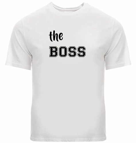 The Boss Real Boss Matching T-Shirt Gift Father Son Mum Daughter Family Shirt - Picture 20 of 36