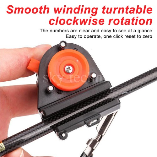 0-999.9M Length Fishing Line Counter Lure Sea Fishing Tool Depth Finder Gauge - Picture 8 of 18