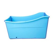 W WEYLAN TEC Large Collapsible Toddler Bathtub Children's Twin Bathtubs