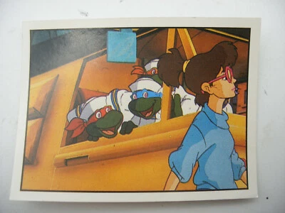 Stikers album Figurine PANINI 1990 immage TORTUES NINJA TURTLES Vignette n°165 - Photo 1/2