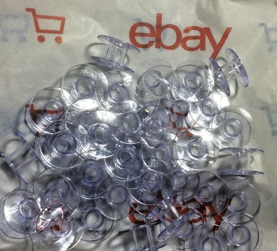 Bobinas de plástico para máquinas de costura Janome Models Memory Craft 10 a 50 - Imagem 4 de 4