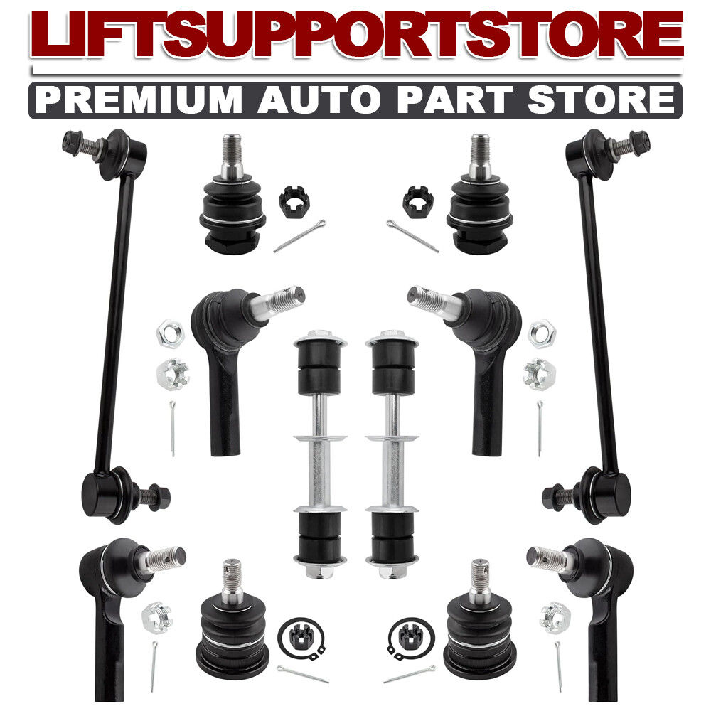12Pcs For 20002004 Nissan Xterra Front & Rear Suspension Tie Rods Ball Joints eBay