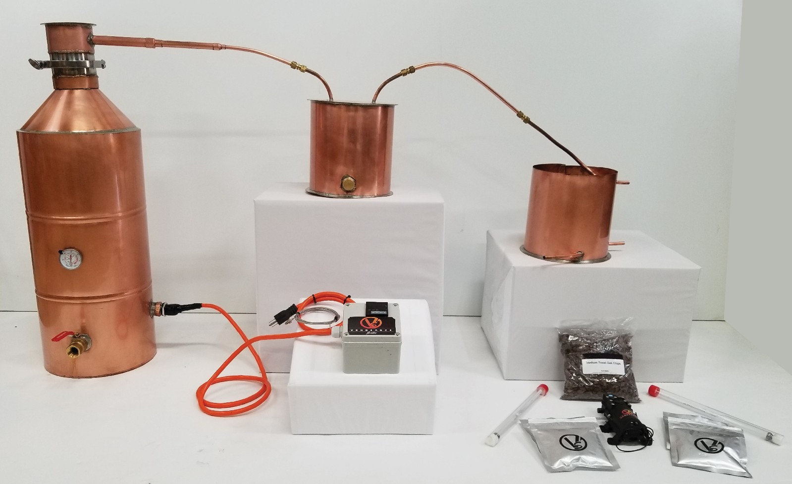 10 Gallon Copper Moonshine Whiskey COMPLETE DISTILLERS KIT
