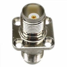 TNC Female Jack to TNC Female Jack Flange panel RF Coaxial Adapter Connector
