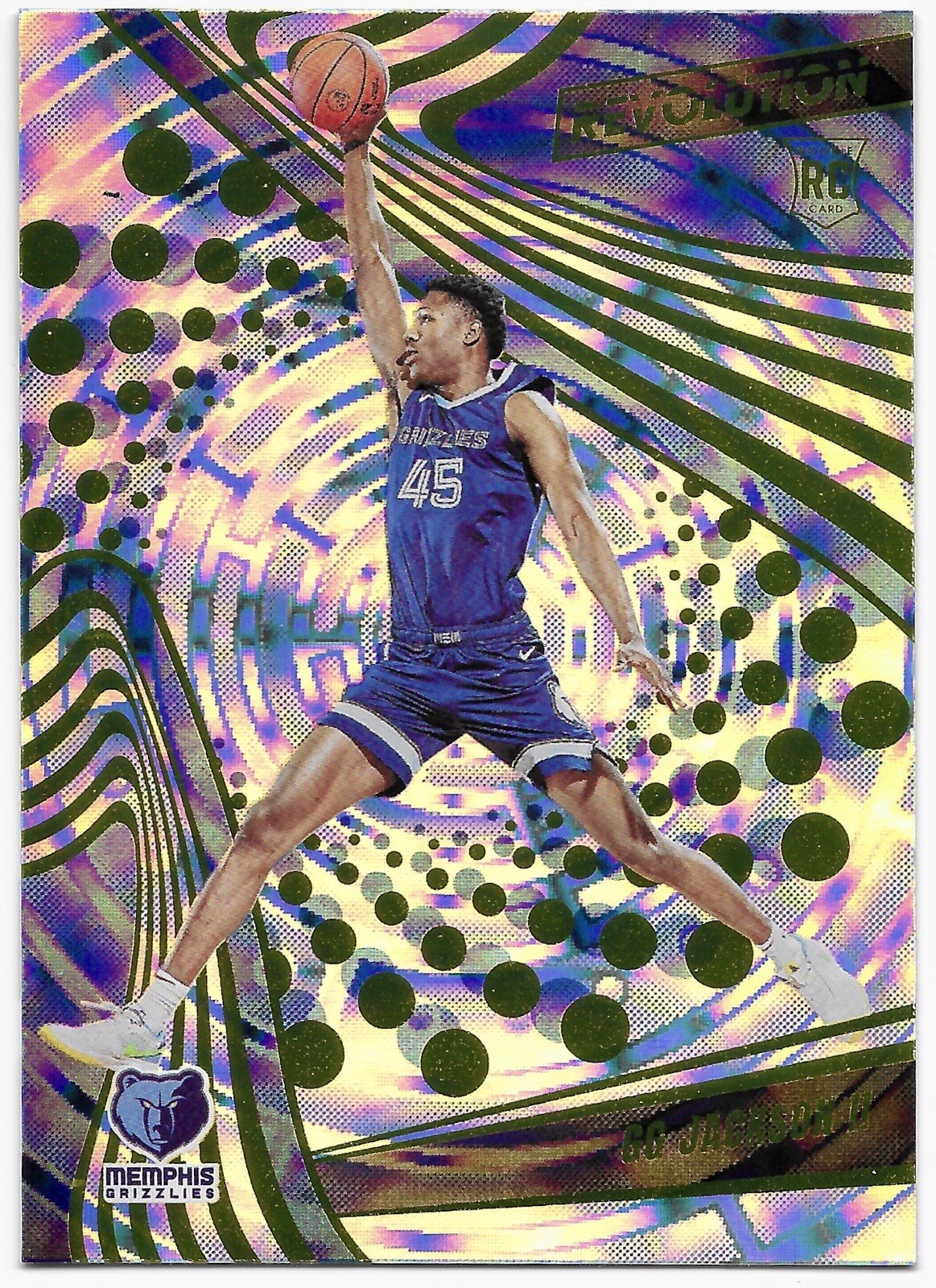 2023-24 Panini Revolution - Fractal - GG Jackson II Memphis Grizzlies #142