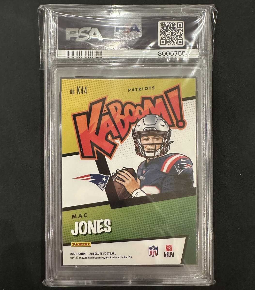 2021 Panini Absolute KABOOM! K44 Mac Jones Patriots RC