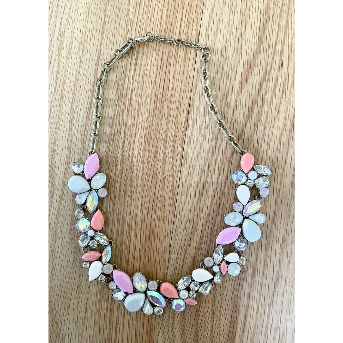 J. Crew multicolor rhinestone statement collar ne… - image 6