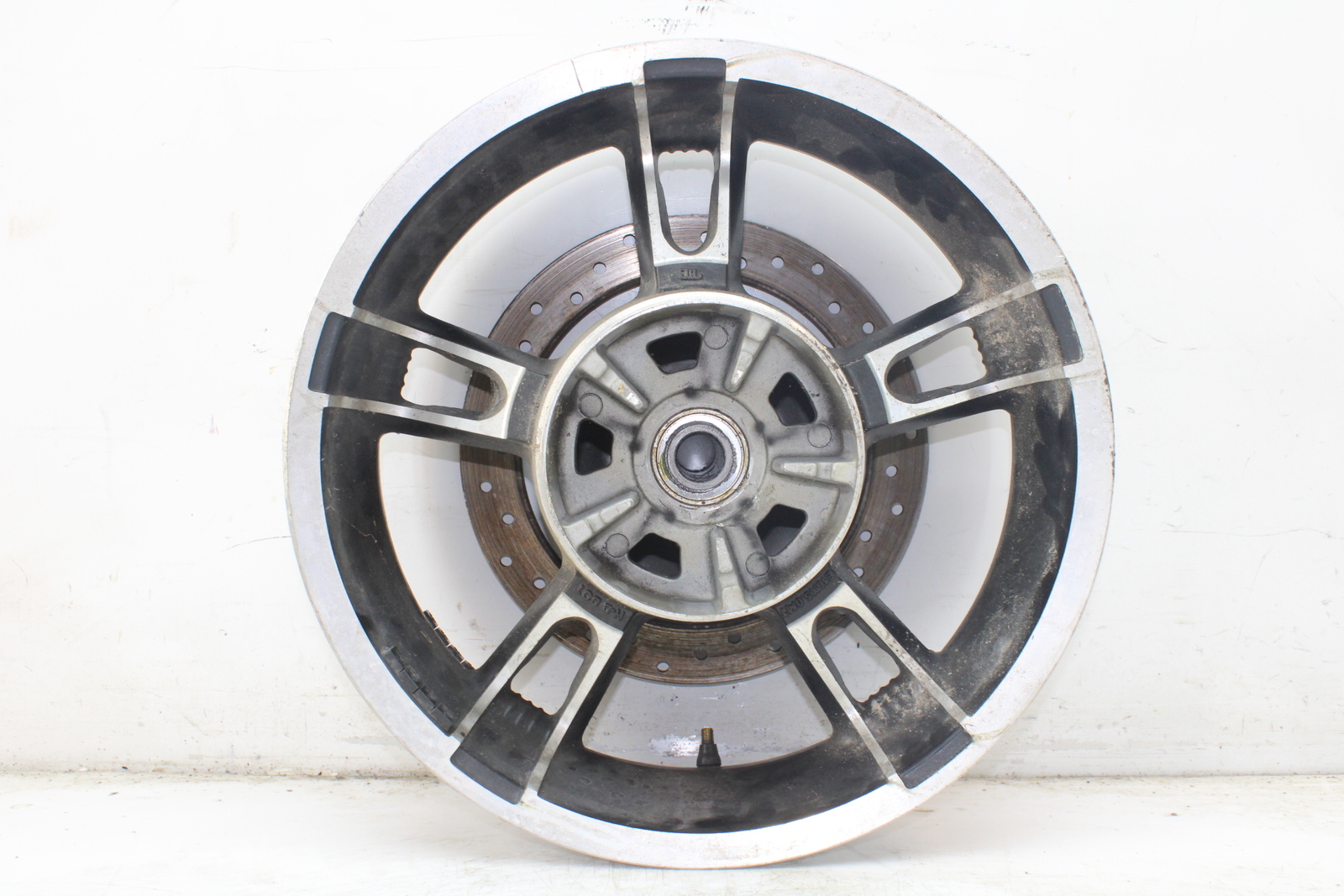 09-10 STREET GLIDE 10 SPOKE ENFORCER FRONT REAR WHEEL PAIR RIM SET BACK ...