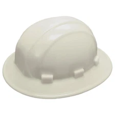 Delta Plus Safety Omega II Glo-Mega Full Brim Hard Hat 6-Point Mega Ratchet Susp