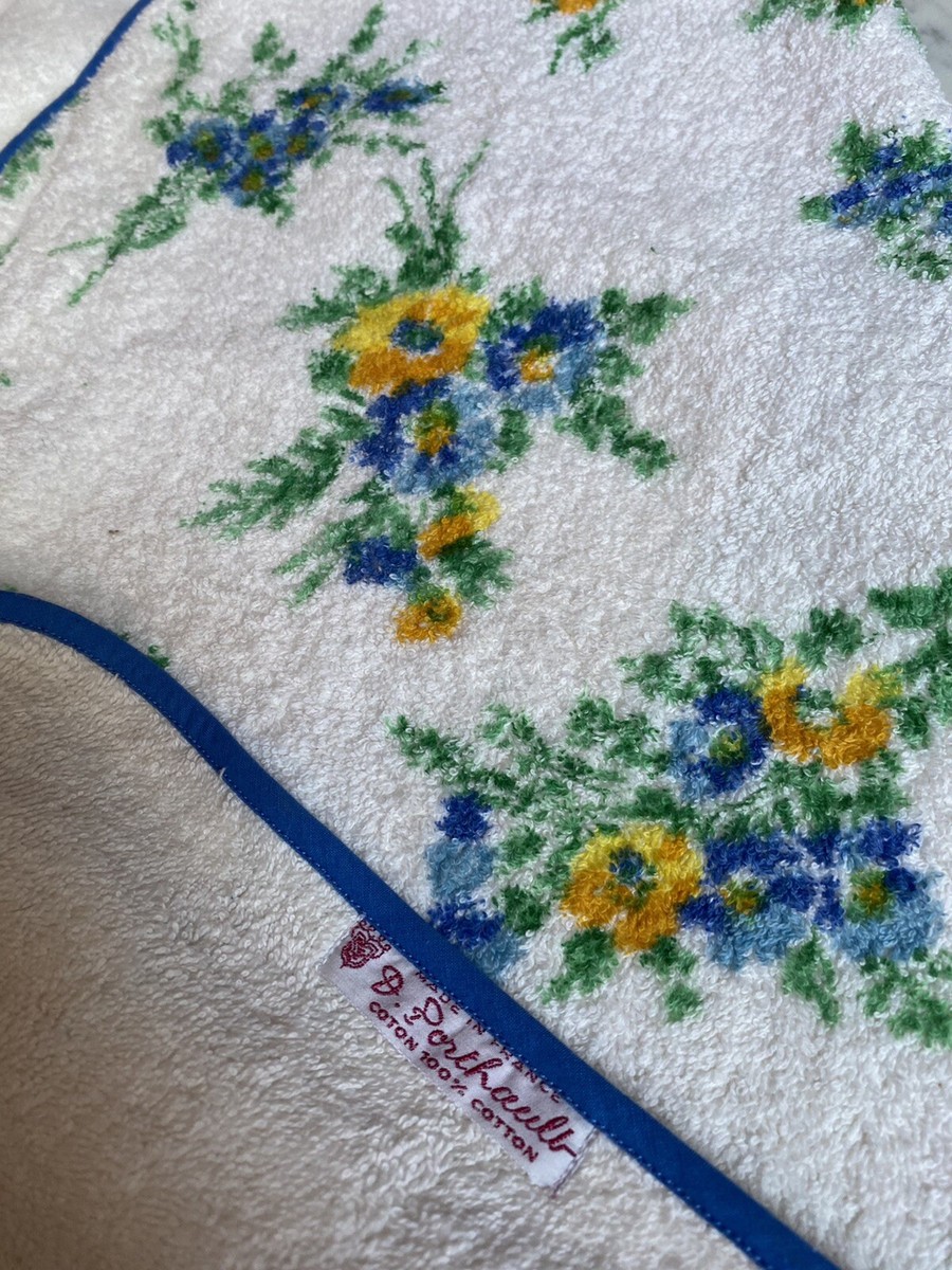 Grand Drap De Bain D. Porthault 100% Coton - 130x80cm - Vintage Made In France