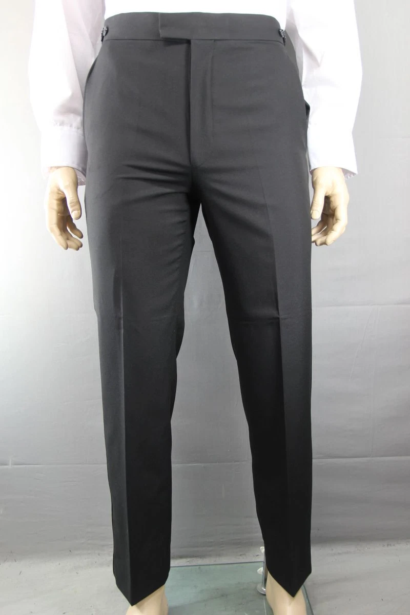 Black Tuxedo 2 Piece Peak Lapel Satin Side Stripe Trousers  Mens  clothing  Official archives of Merkandi  Merkandi B2B