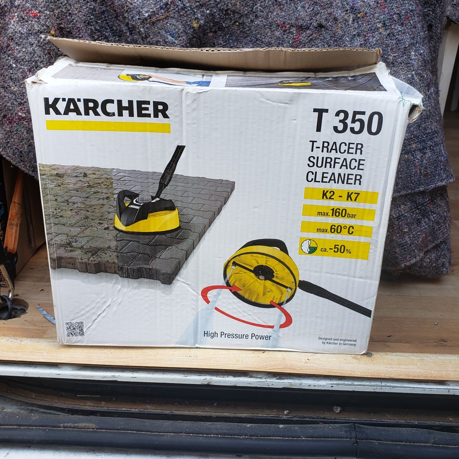 Karcher T350 Patio Pressure Washer K2 K3 K4 K5 K7 TRacer Surface