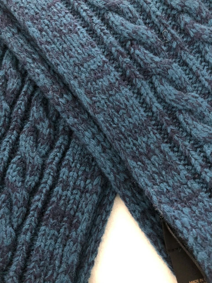 NUEVO CON ETIQUETAS BUFANDA SILENCIADOR FRYE PARA HOMBRE ROPA DE INVIERNO SILUETA OBLONGA TALLA ÚNICA Azul Legión Foto 2 de 2