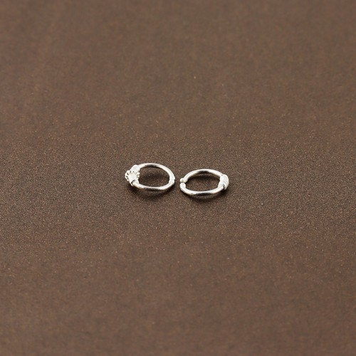 Setto Finto 2 Piercing Anello per setto Argento - Foto 8 di 8