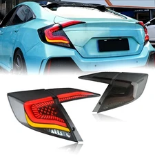 HCmotion For 2016-2021 Honda Civic Sedan LED Tail Lights Animation Sequential