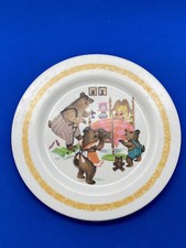Oneida Deluxe 3119 Three Bears Goldilocks Children's Plate Plastic 7.5 inches