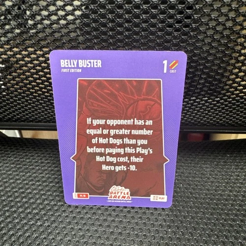 2026 Bo Jackson Battle Arena #PL-18 Belly Buster First Edition SP Play Card