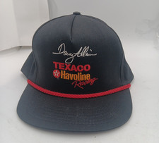Vintage Davey Allison Texaco Havoline Racing Hat Cap Rope Snapback Black