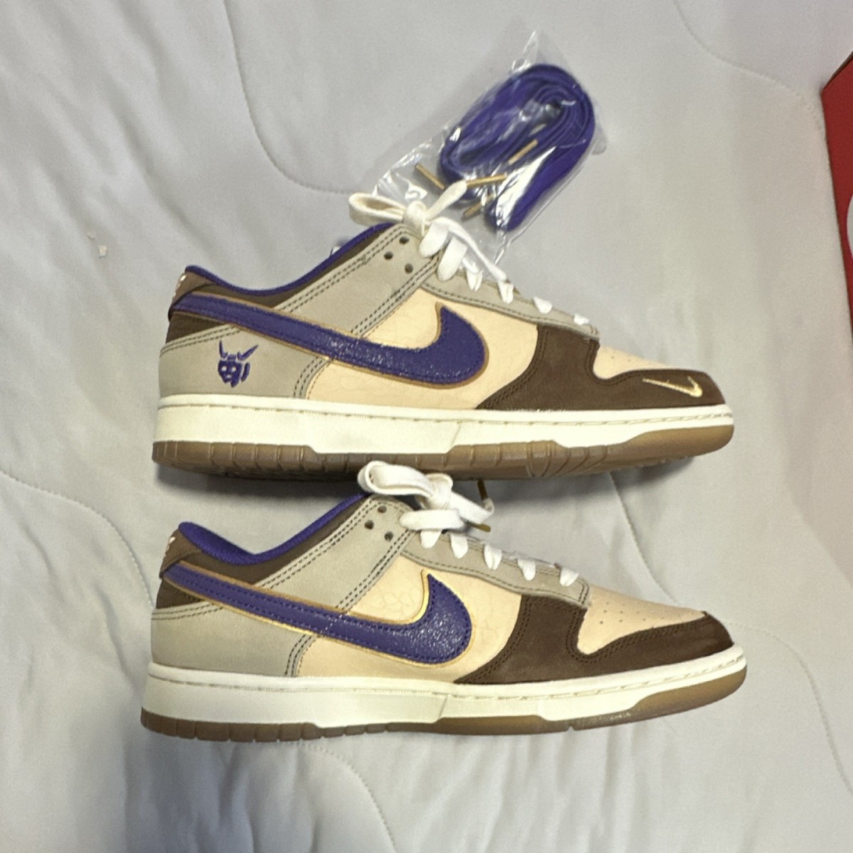 Nike Dunk Low PRM White Onyx Court Purple DQ5009-268 Setsubun