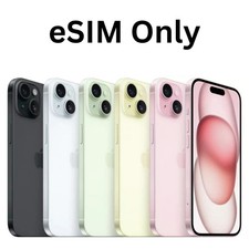 Apple iPhone 15 eSIM 128GB/256GB/512GB Unlocked iOS Smartphone All Colors - Good