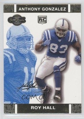 2007 Co-Signers Blue Changing Faces Gold Roy Hall Anthony Gonzalez Rookie RC 0b5