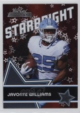 2021 Wild Card Alumination Starbright Red Javonte Williams #SB-11 Rookie RC uk2. rookie card picture
