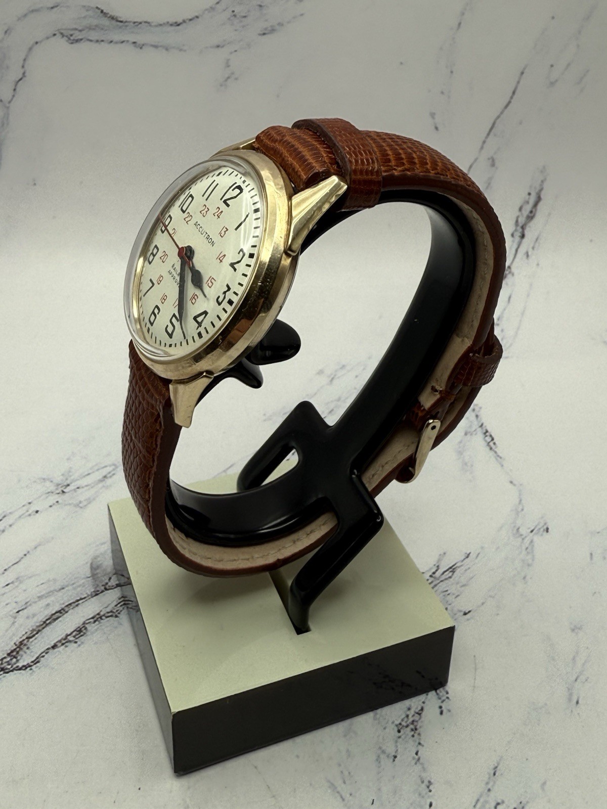 Bulova Accutron 1971 214 Railroad Approved. 10K GF. Serviced!