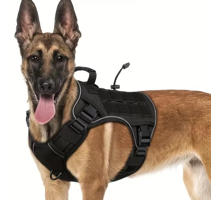Taktisches Hundegeschirr mit Griff – Robust & verstellbar für große Hunde 3
