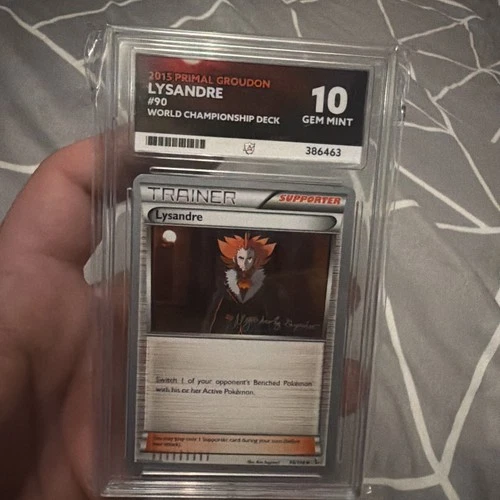 Lysandre 90/106 ACE graded card