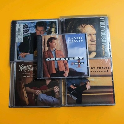 Randy Travis CD Lot of 6 Greatest Hits#1 Ultimate Hits Influence Vol 1 Very Best