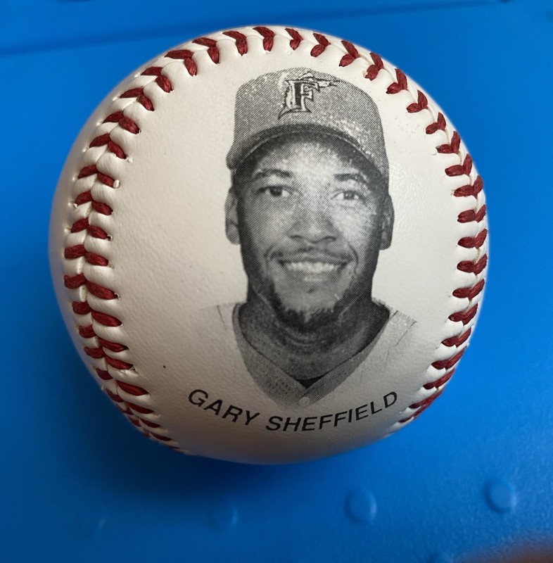 1994 Gary Sheffield Florida Marlins Baseball Chevron Team Stars Edition MLB