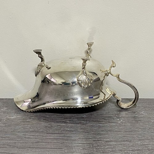 Antique Elkington Silverplate Gravy Sauce Boat Retro Art Deco Silver Plate Rare - Picture 13 of 17
