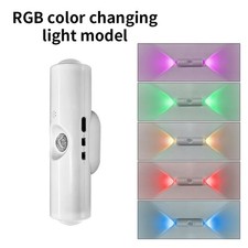 Night Light Motion Sensor LED Light For Indoor Outdoor Rechargeable PIR RGB Lamp