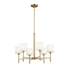 Kichler Lighting 52500BNB - Ali - 6 Light Chandelier Brush Natural Brass