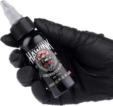 Professional Black Tattoo Ink 1Oz 30Ml Vegan Pigment - USA Supplies