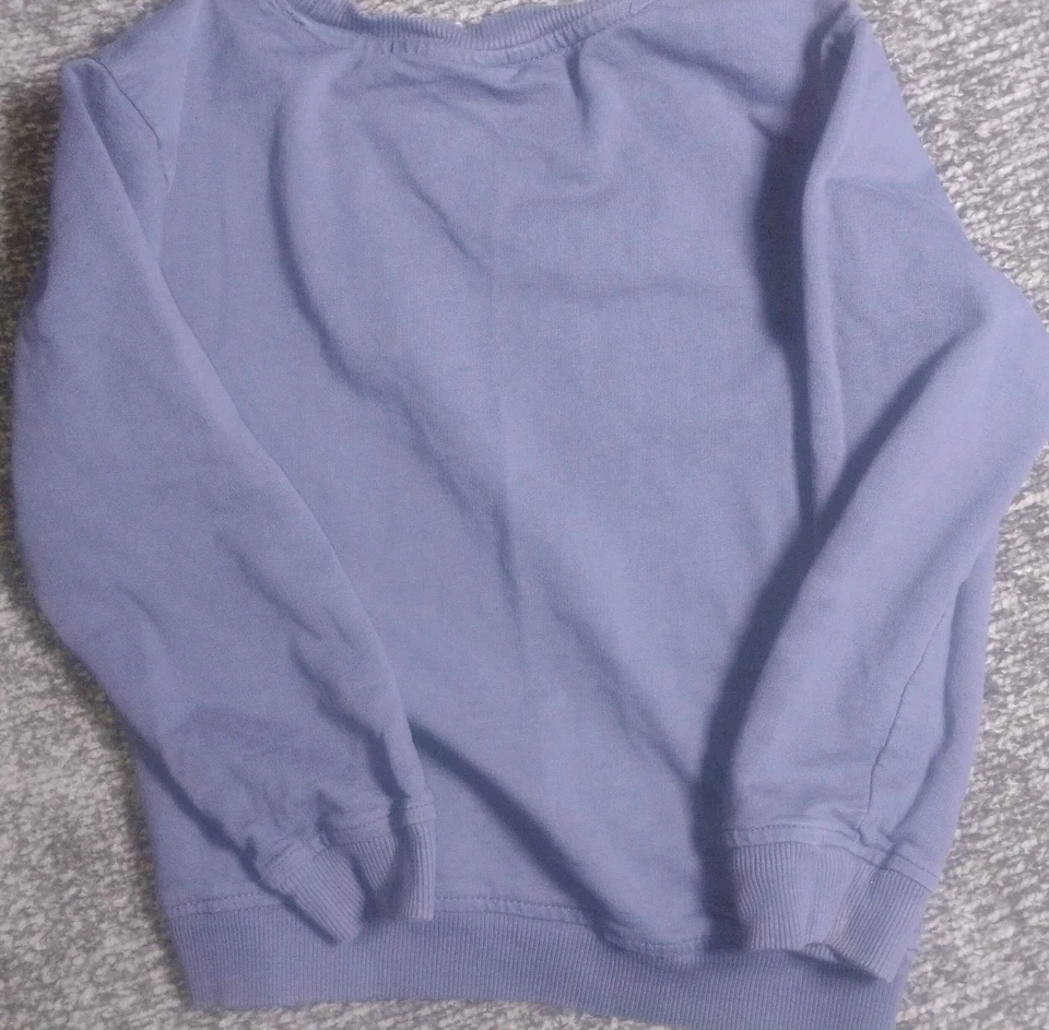Sudadera Volcom para niños, azul con cara, talla 6 niños niños, patinador, surfista, tabla. Foto 2 de 4