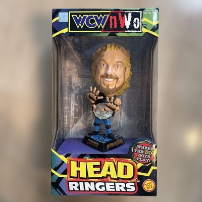 WCW nWo Diamond Dallas Page Toy Biz Head Ringers Figure Unopened, Vintage