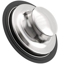 Garbage Disposal Stopper, 3.35 inch Kitchen Sink Stopper, Stainless Steel Uni...